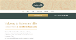 Desktop Screenshot of maisonenvillefl.com